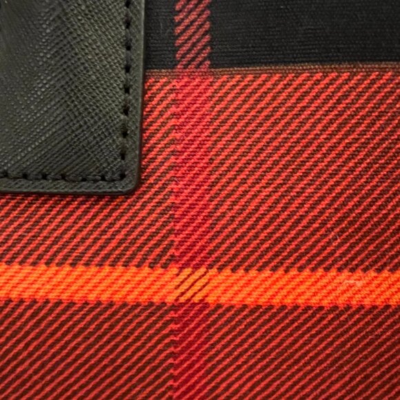 NWOT RARE ♠️ Kate Spade ♠️ Cameron Street Candace Satchel Purse -Red/Black Plaid - Picture 10 of 10
